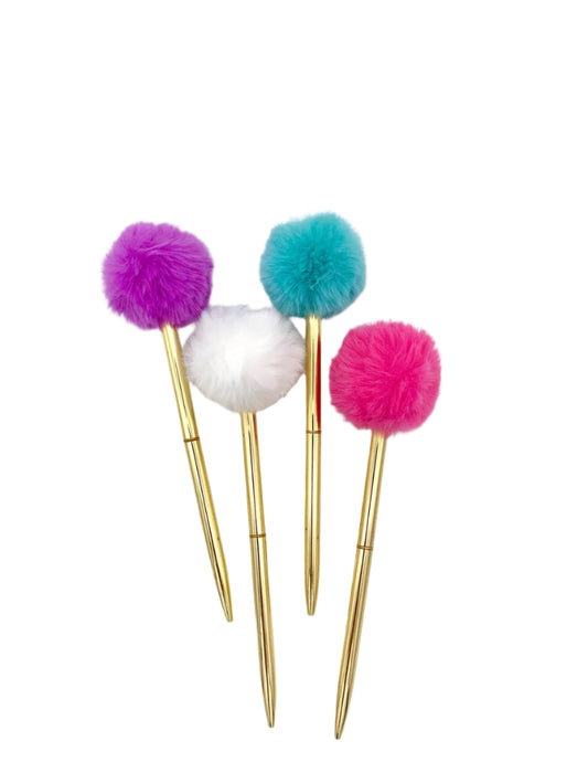 Pom Pom Bright Plush Pen