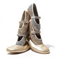 Classic Glitter Mary Janes in Gold