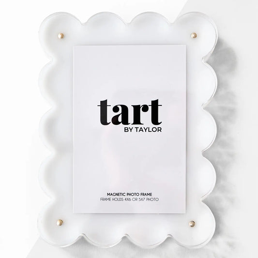 Tart By Taylor White Acrylic Picture Frame