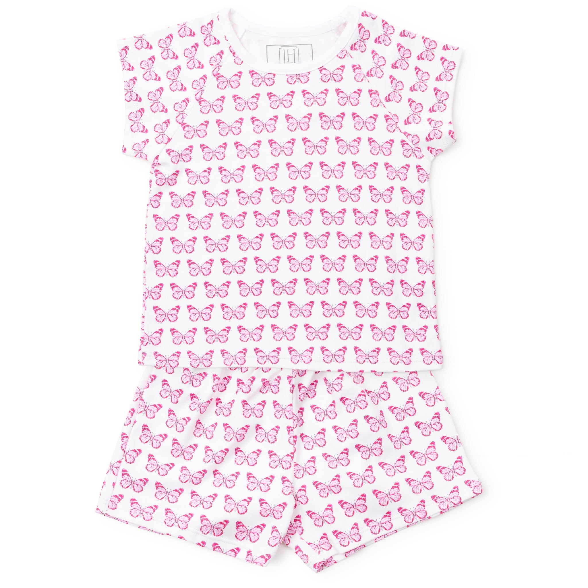 Emery Girls' Short Set - Cartie Butterflies