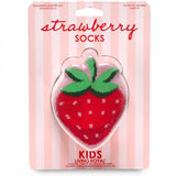Living Royal Strawberry 3D Packaged Crew Socks