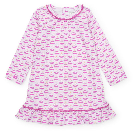 Carlin Girls' Dress - Birthday Cake Pink