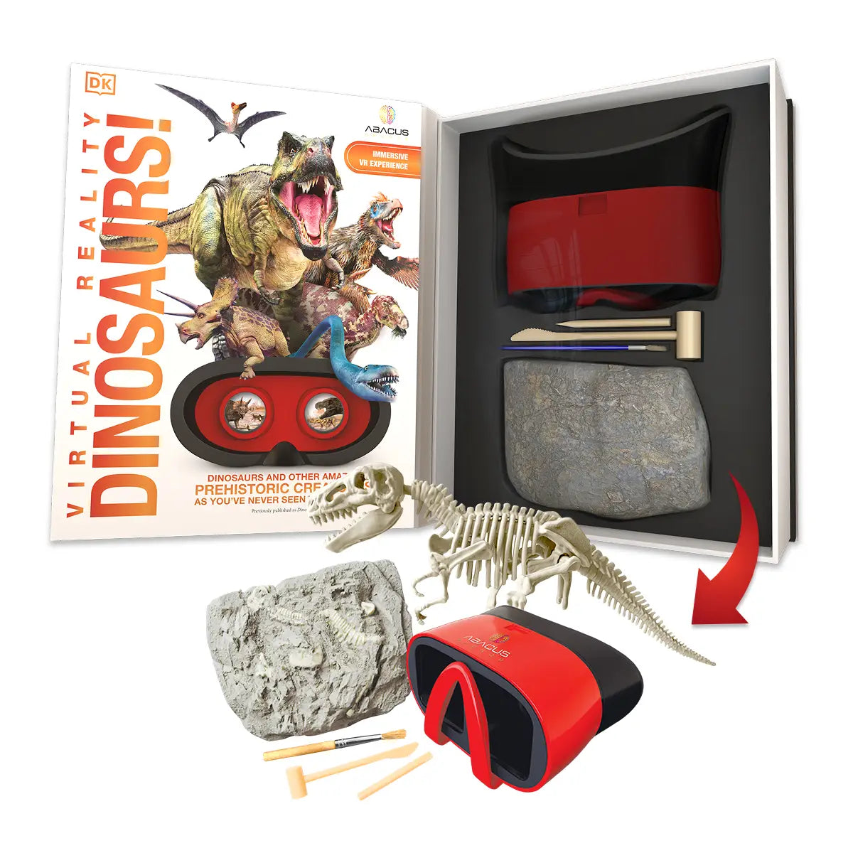 Virtual Reality Discovery Gift Set- Dinosaurs