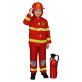 Dress Up America Red Firefighter Costume - Kids