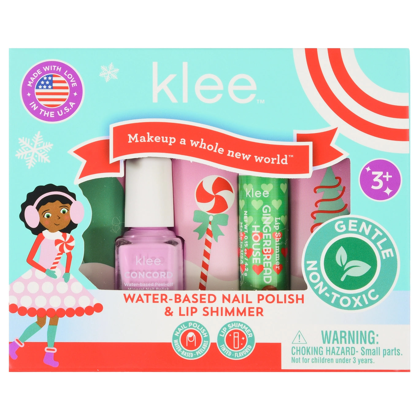 Klee Elves' Play- Nail Polish and Lip Shimmer Duo