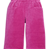 Bisby Palazzo Pants- Magenta Velour