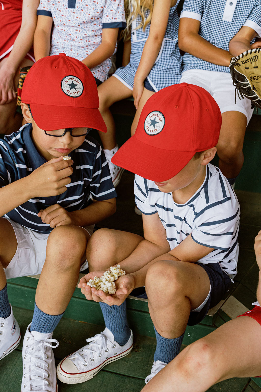 Courtside Kids Home Run Stripe Polo