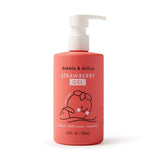 Dabble & Dollop Tear-Free Shampoo, Body Wash & Bubbles- Strawberry
