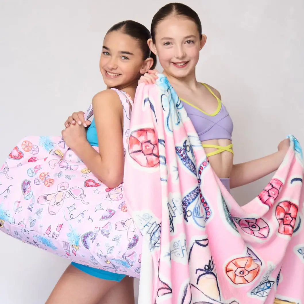 Over the Moon Dance Icon Minky Blanket