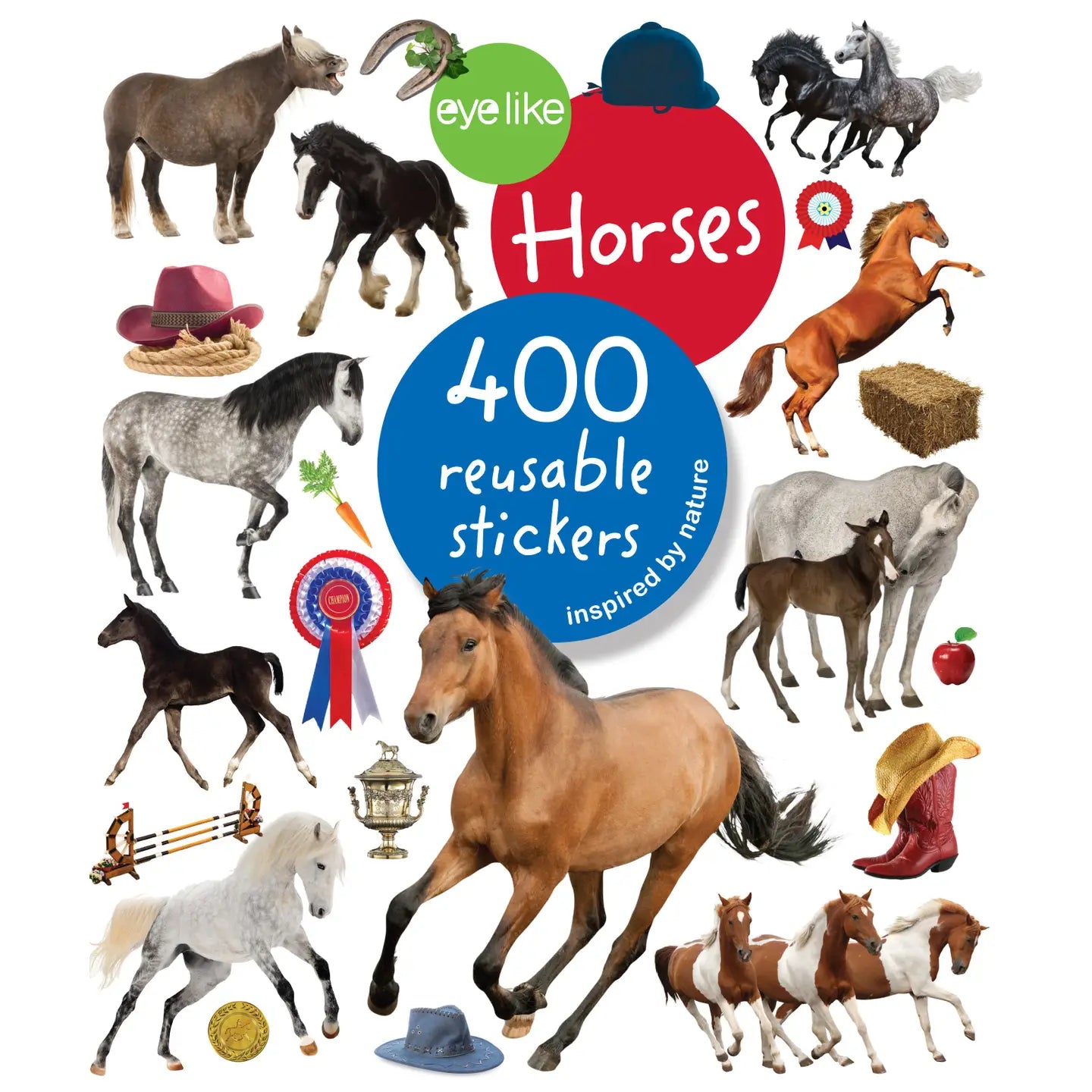 Hachette Books Eyelike Stickers: Horses