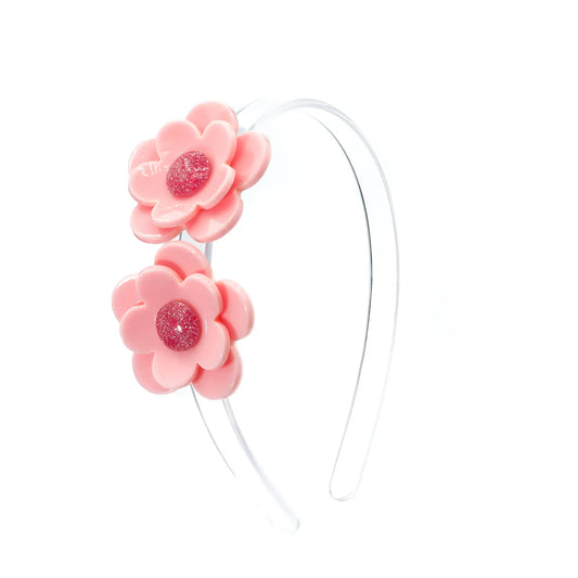 Lilies & Roses Pink Flower Headband