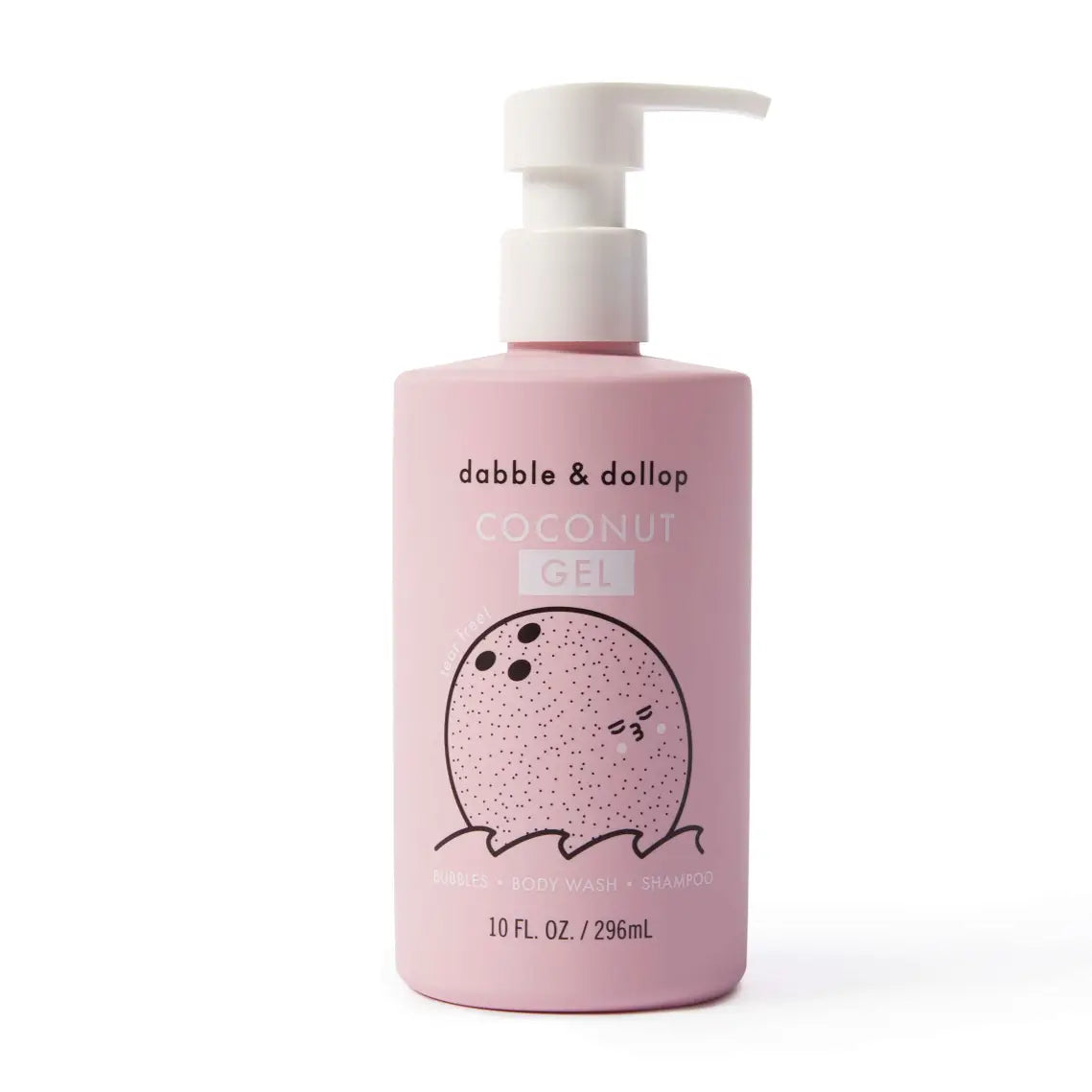 Dabble & Dollop Tear-Free Shampoo, Body Wash & Bubbles- Coconut