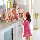 Lila and Hayes Carlin Girls' Dress - Christmas Candy Pink
