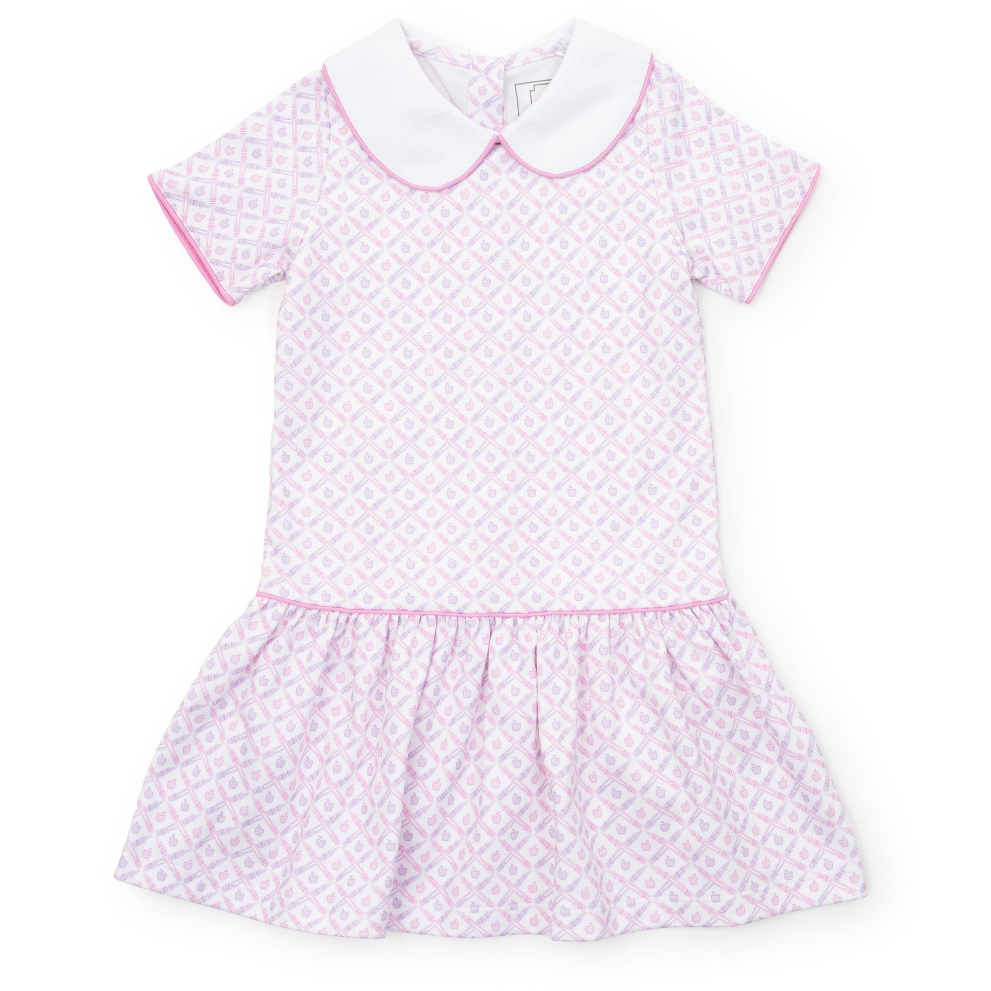 Lila and Hayes Libby Girls' Dress - School Plaid Pink