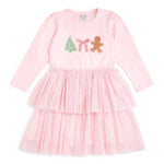 Sweet Wink Gingerbread Embroidered Tutu Dress