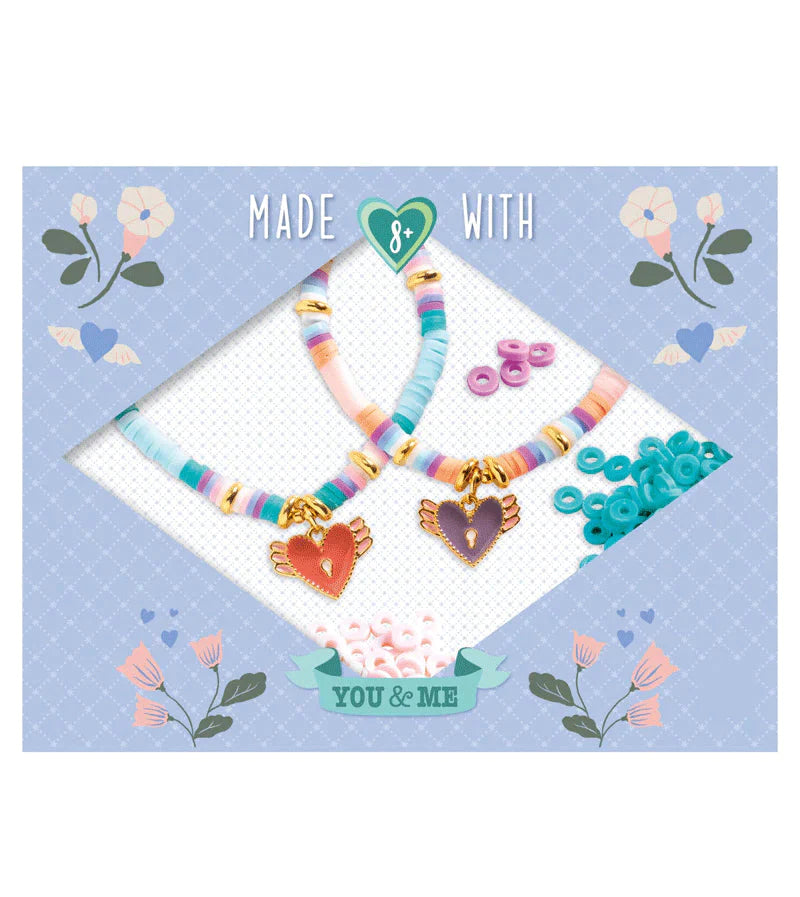 DJECO Heart Heishi Beads & Jewelry