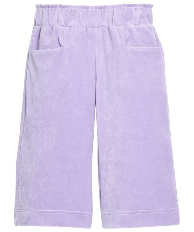Bisby Palazzo Pants- Lavender Velour