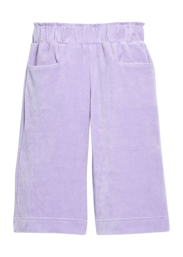 Bisby Palazzo Pants- Lavender Velour
