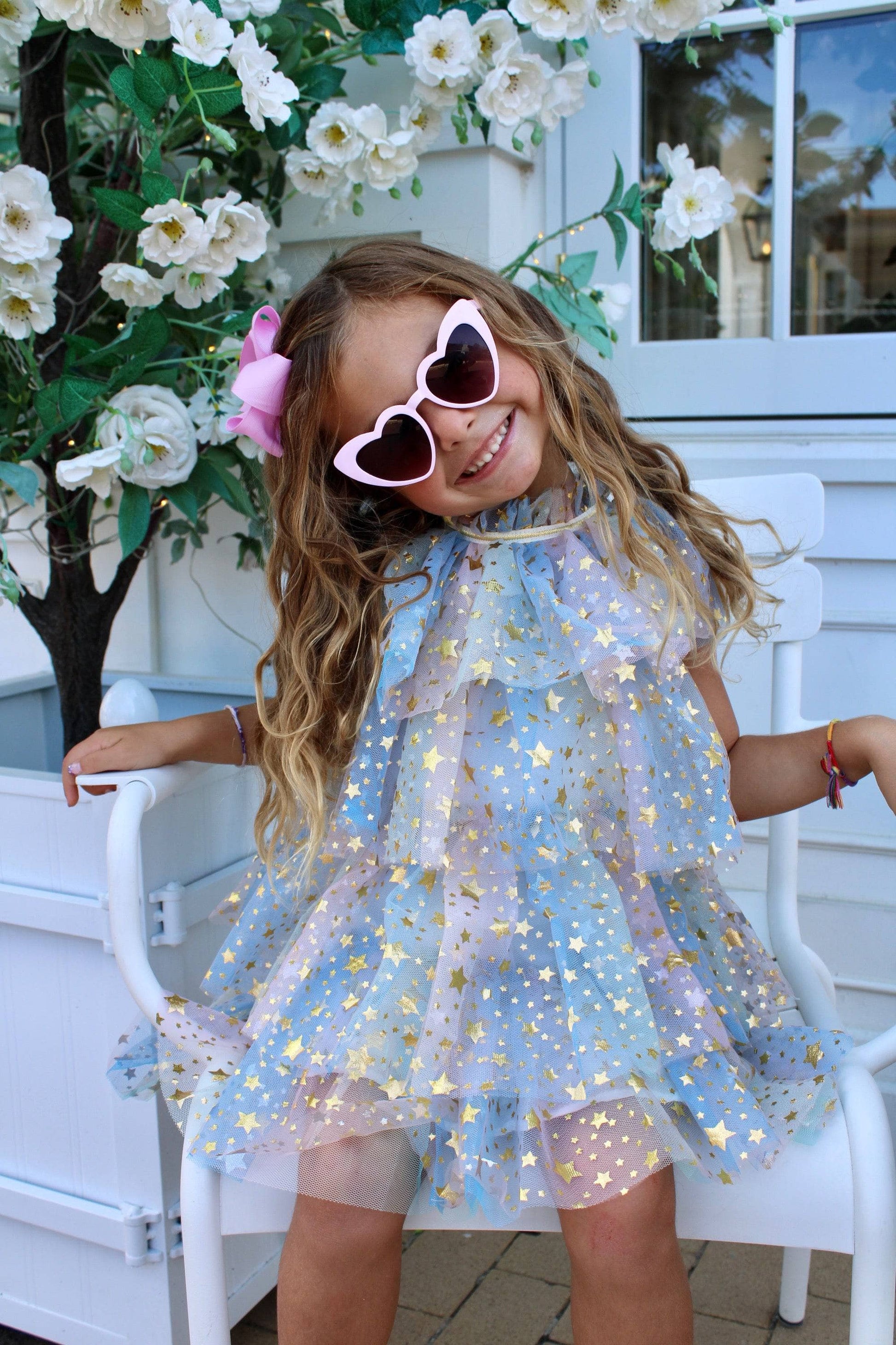 Lola and the Boys Pastel Stars Dress