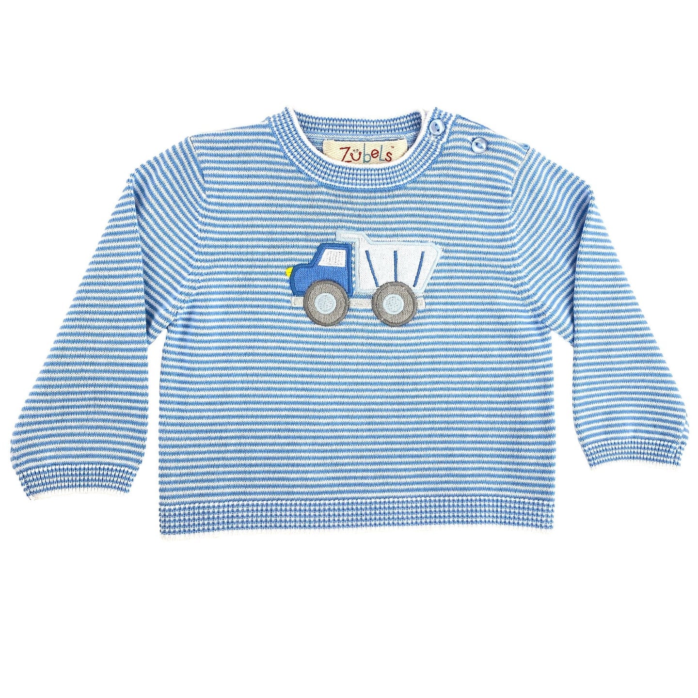 Zubels Blue Truck Sweater