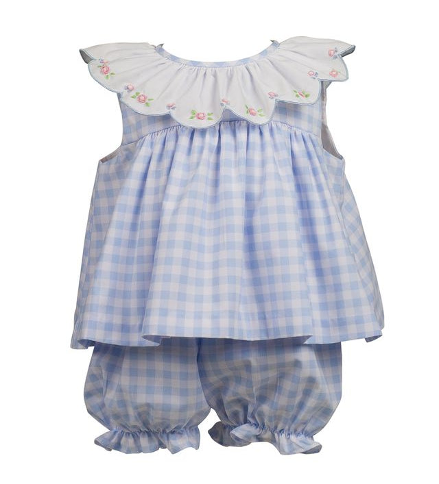 The Proper Peony Colby Check Bloomer Set