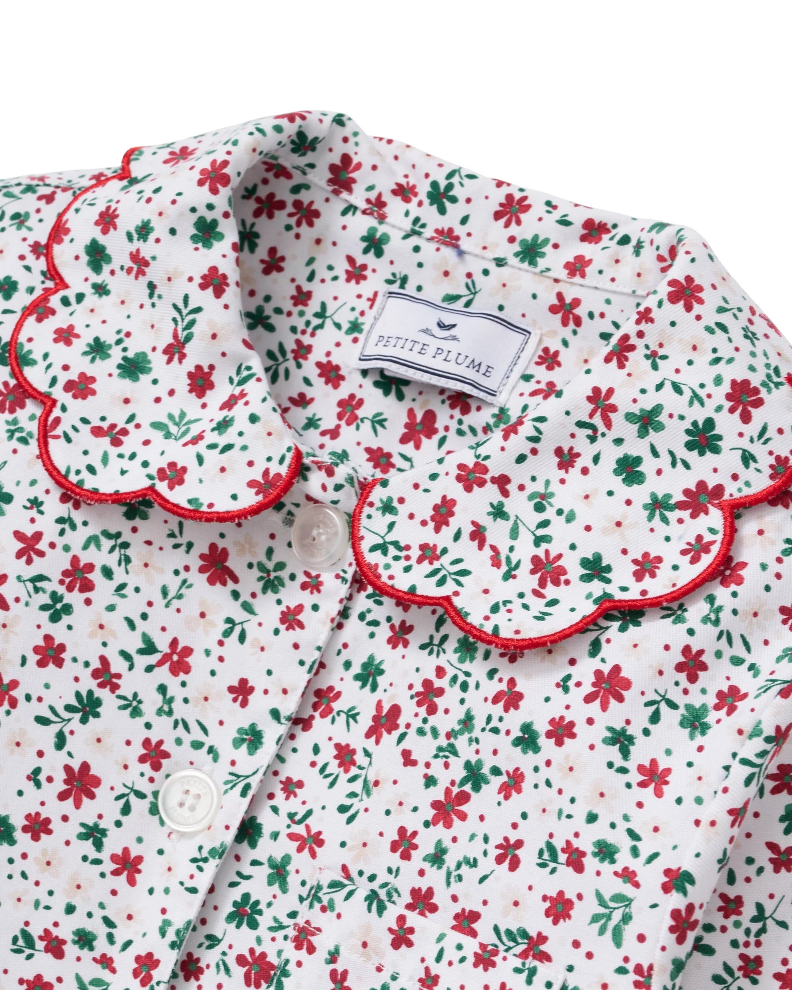 Petite Plume Winter Garden Twill Colette Children's Pajama Set