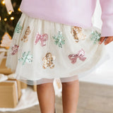 Sweet Wink Gingerbread Sequin Tutu