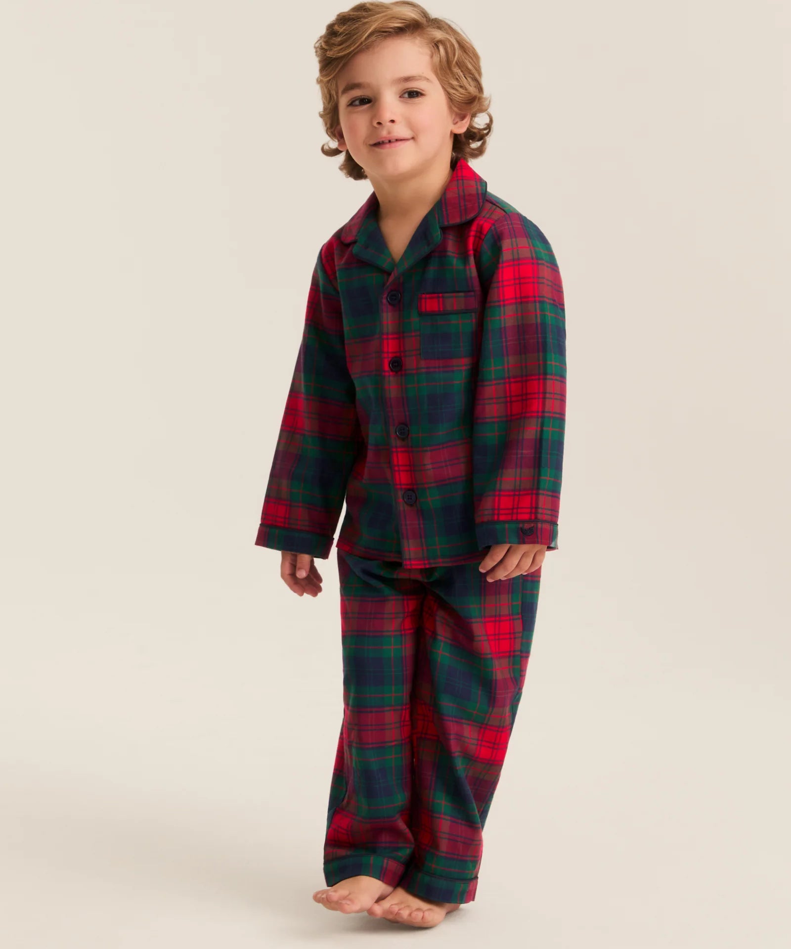 Petite Plume St. James Tartan Twill Children's Pajama Set