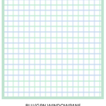 Apple of My Isla The Nap Mat- Blue and Green Windowpane