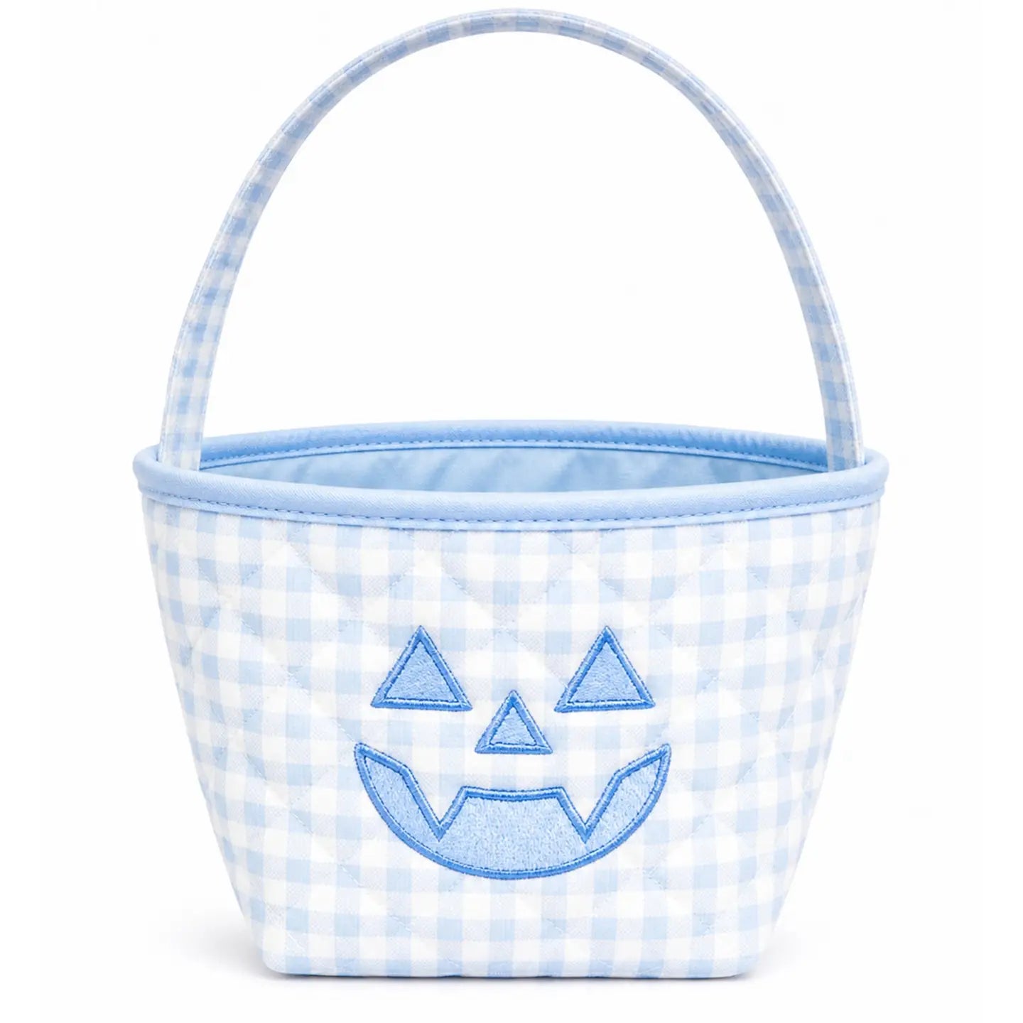 Bits and Bows Blue Petite Pumpkin Tote