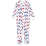 Parker Boys' Zipper Pajama - Patriotic Jeeps