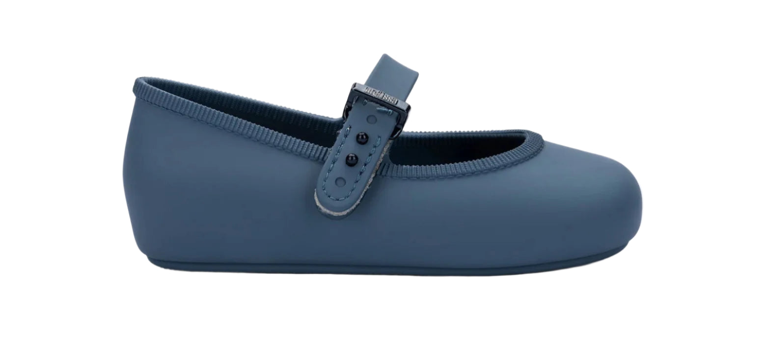 Mini Melissa Soft Ballerina Ballet Flat- Blue