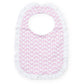 Ruffled Girls' Bib - Pretty Pink Bows
