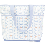 Apple of My Isla The Beach Bag- Sailboats