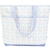 Apple of My Isla The Beach Bag- Sailboats