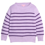 Bisby Striped Sweater- Purple