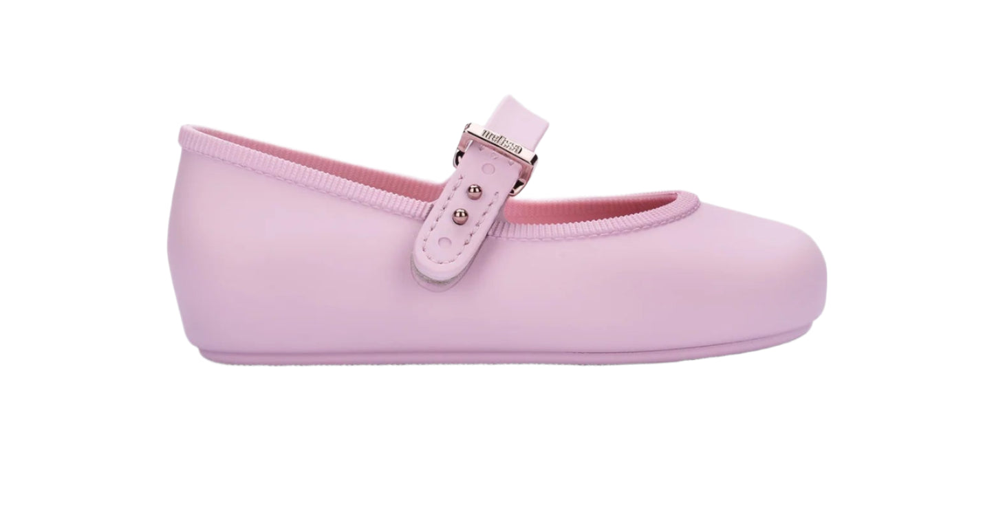 Mini Melissa Soft Ballerina Ballet Flat- Pink