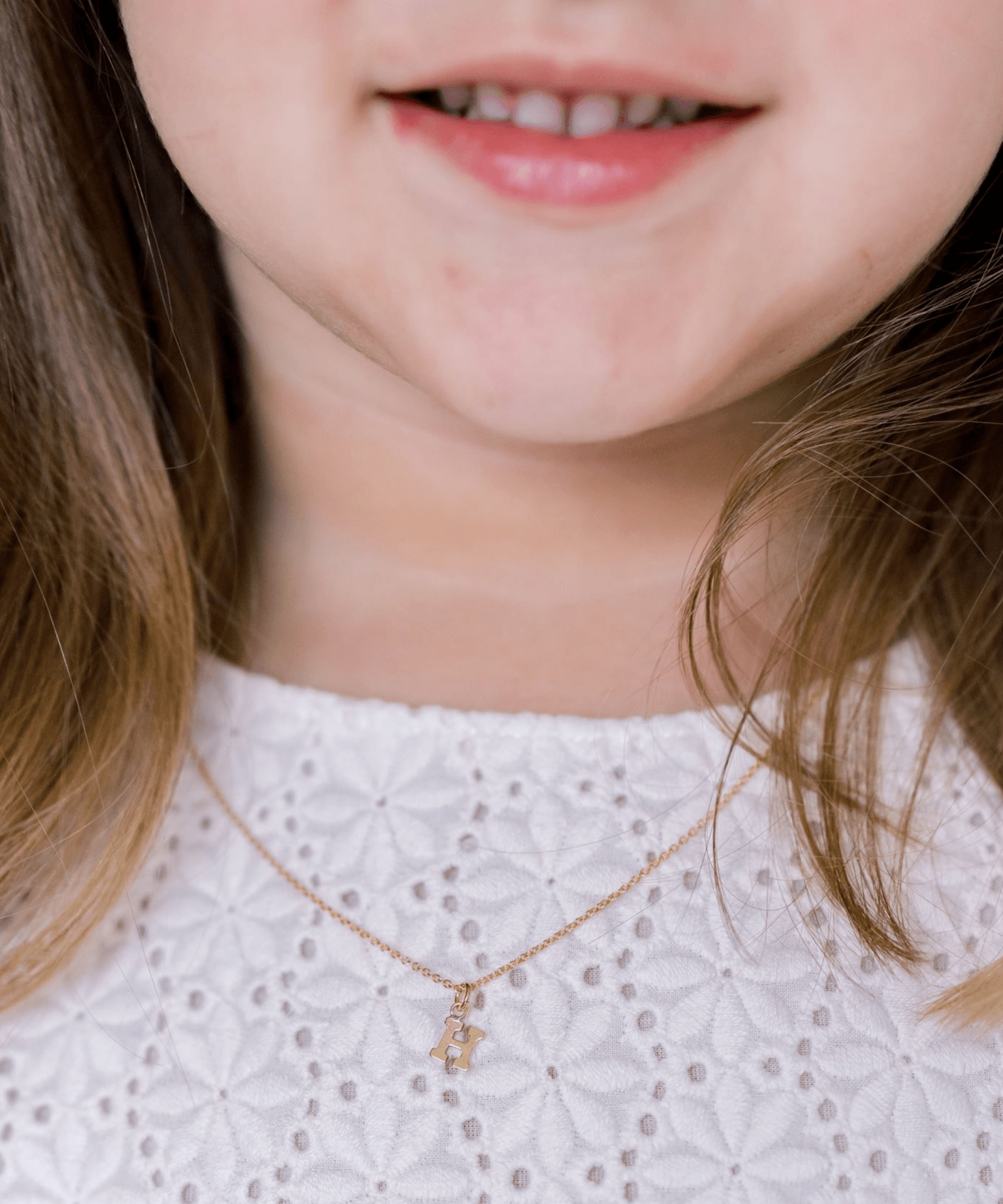 LeMel Kid Initial Everyday Necklace