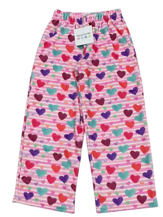 Macaron + Me Cozy Heart Plush Pants 