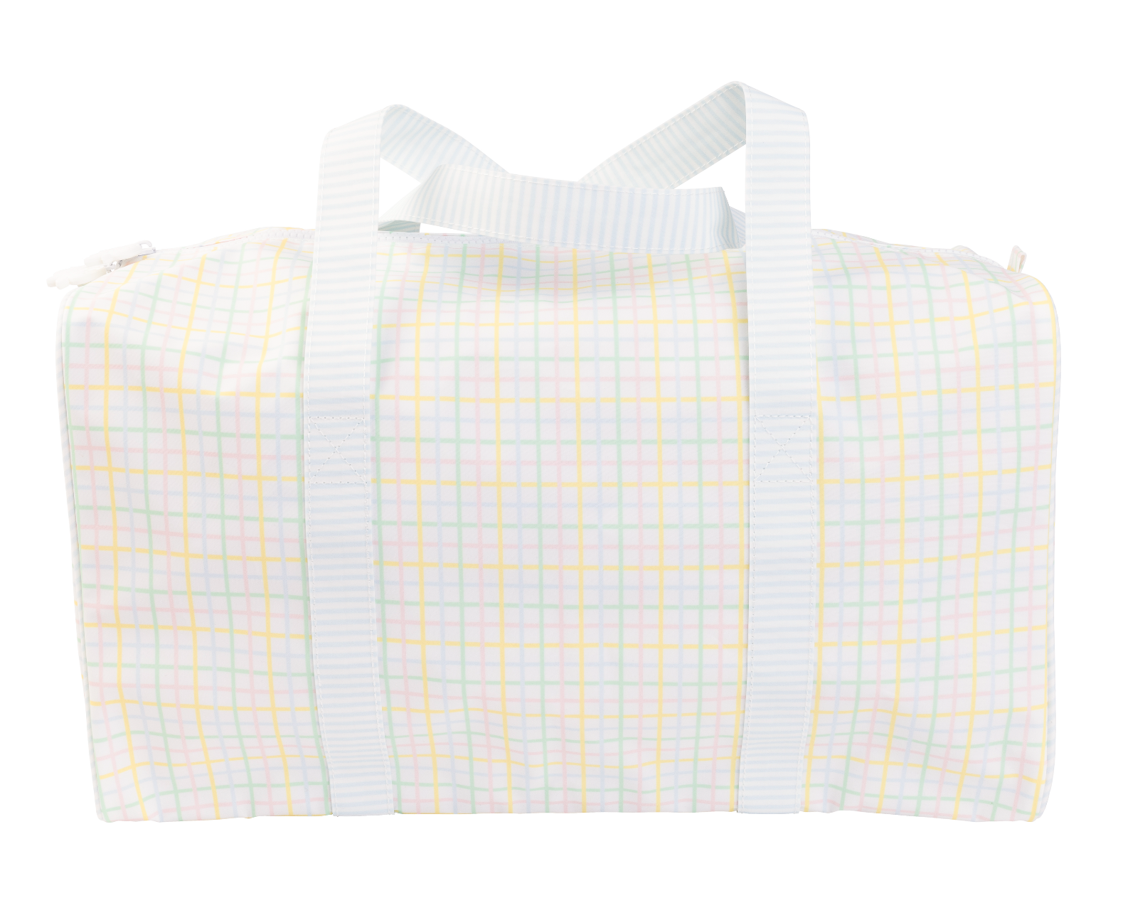 Apple Of My Isla Multi Windowpane Duffle Bag