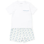 Lila and Hayes Walker Boys' Short Set - Jumping Trout