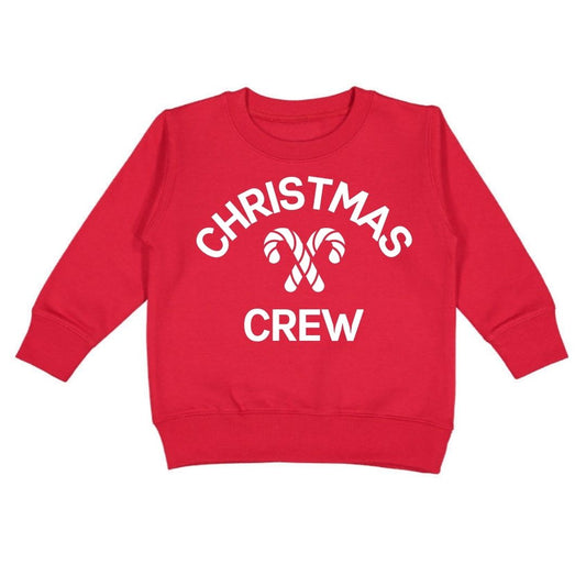 Sweet Wink Christmas Crew Sweatshirt - Red