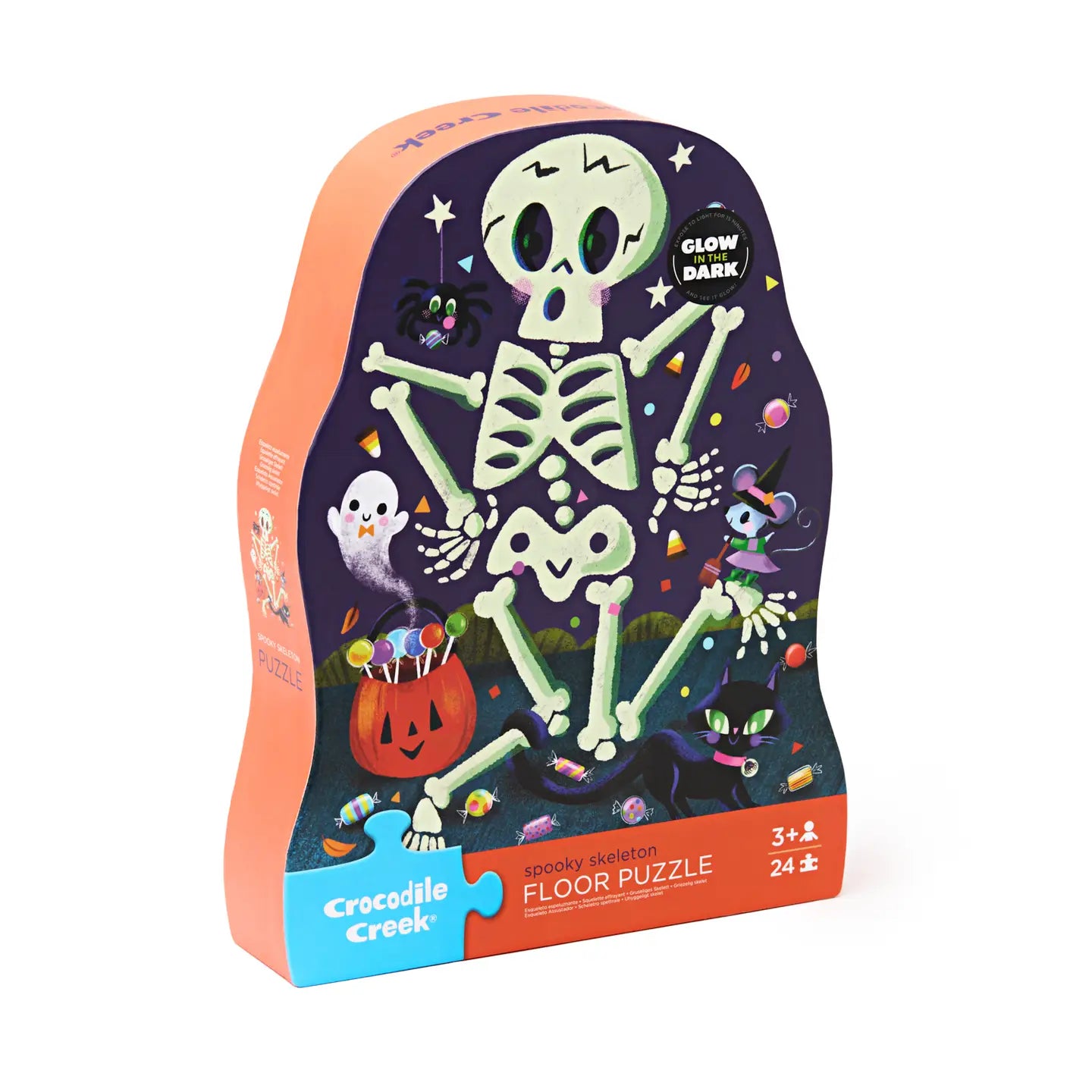 Crocodile Creek 24-Piece Puzzle - Spooky Skeleton