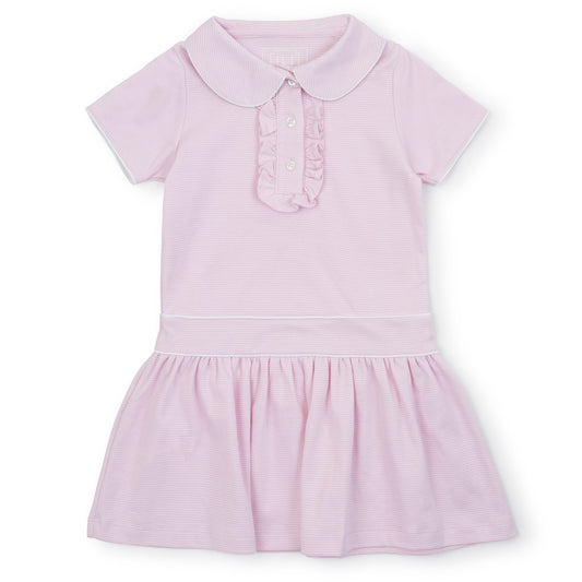 Lila and Hayes Sydney Dress- Pink and White Stripes