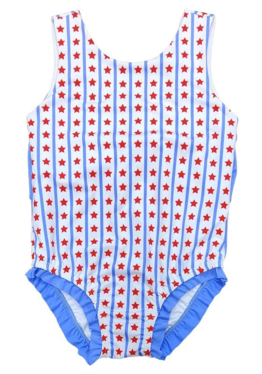 James and Lottie Stars and Stripes Lottie One Piece Swimsuit
