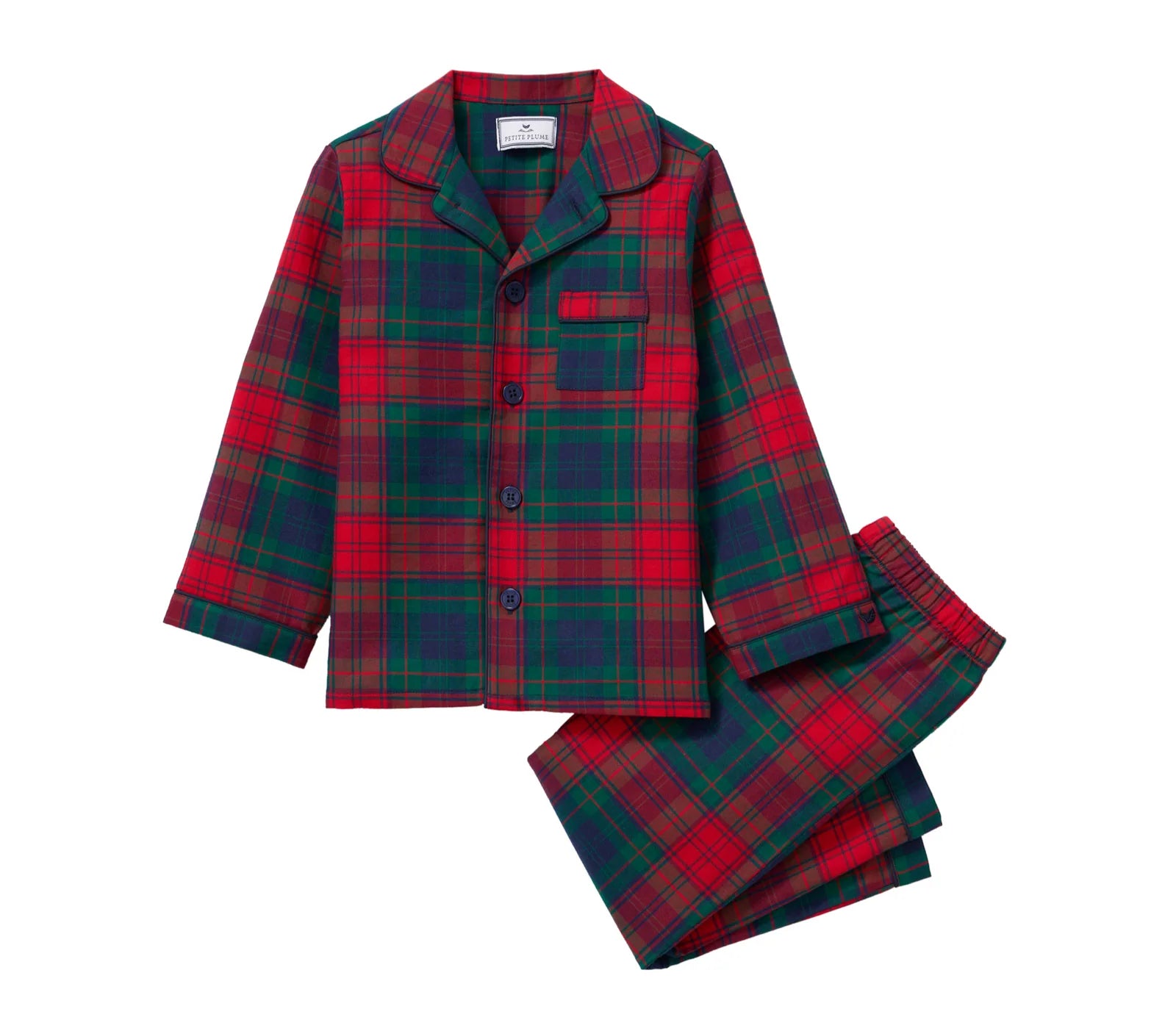 Petite Plume St. James Tartan Twill Children's Pajama Set
