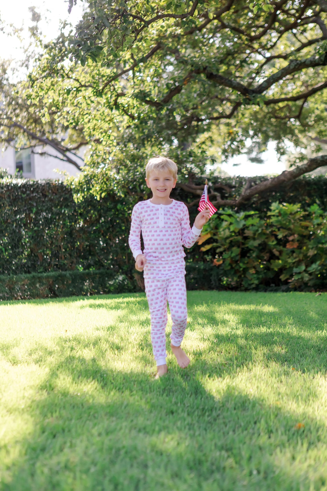 Lila and Hayes Jack Boys' Pajama Pant Set - American Flag