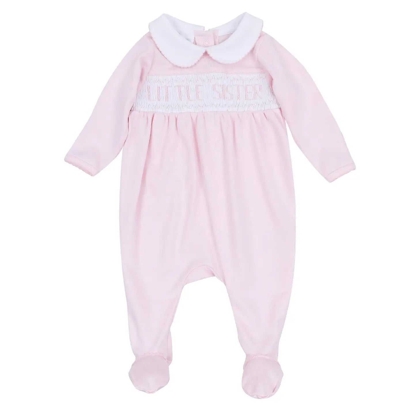 Magnolia Baby Little Sister Smocked Footie