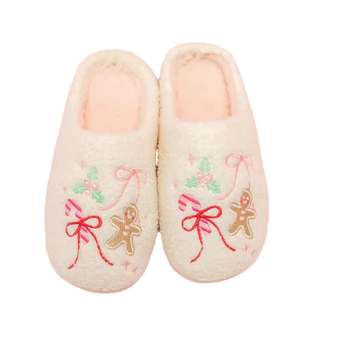 Rock Paper Scissors Kids Christmas Slippers