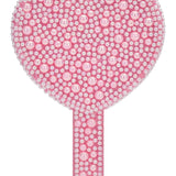 Iscream Pink Pearl Heart Hand Mirror